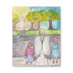 Angel Escorting Children to Church