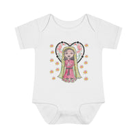 Catholic Baby Clothes: Our Lady of Guadalupe Rosary Marian Infant Baby Rib Bodysuit