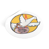 7 Gifts of the Holy Spirit Round Vinyl Stickers