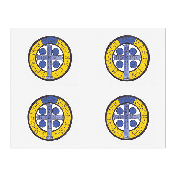 St. Benedict Medal Sticker Sheet