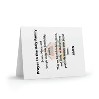 Catholic Greeting Cards: Holy Family Greeting Cards (Set of 8) (Blank inside)-Confirmation or Baptism Card