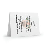 Catholic Greeting Cards: Holy Family Greeting Cards (Set of 8) (Blank inside)-Confirmation or Baptism Card