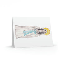 Catholic Greeting Cards: Our Lady of Lourdes-(Set of 8) (Blank inside) Baptism or Confirmation