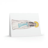 Catholic Greeting Cards: Our Lady of Lourdes-(Set of 8) (Blank inside) Baptism or Confirmation