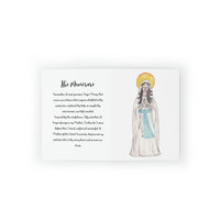 Catholic Greeting Cards: Our Lady of Lourdes-(Set of 8) (Blank inside) Baptism or Confirmation