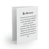 Catholic Greeting Cards: Our Lady of Lourdes-(Set of 8) (Blank inside) Baptism or Confirmation