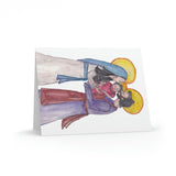 Catholic Greeting Cards: Holy Family Greeting Cards (Set of 8) (Blank inside)-Confirmation or Baptism Card